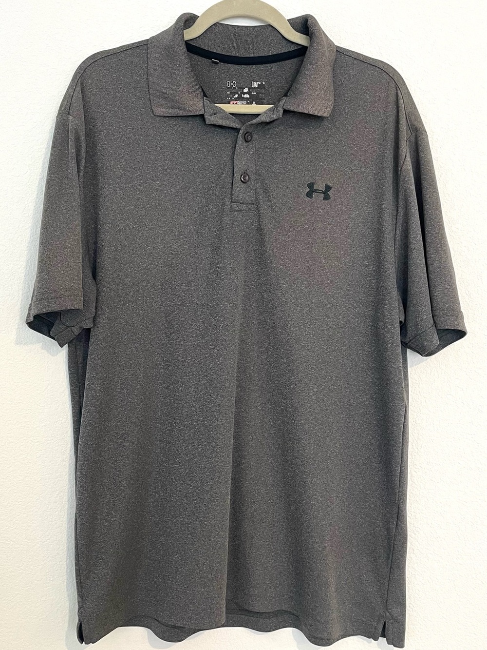 Under Armour Men’s Large Charcoal Heather Performance Polo